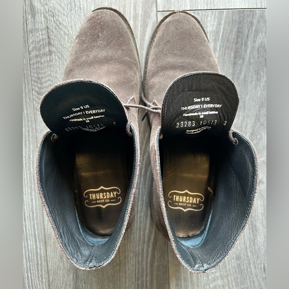 Thursday Boots “Ash” Brown Suede Chukka - Picture 6 of 8